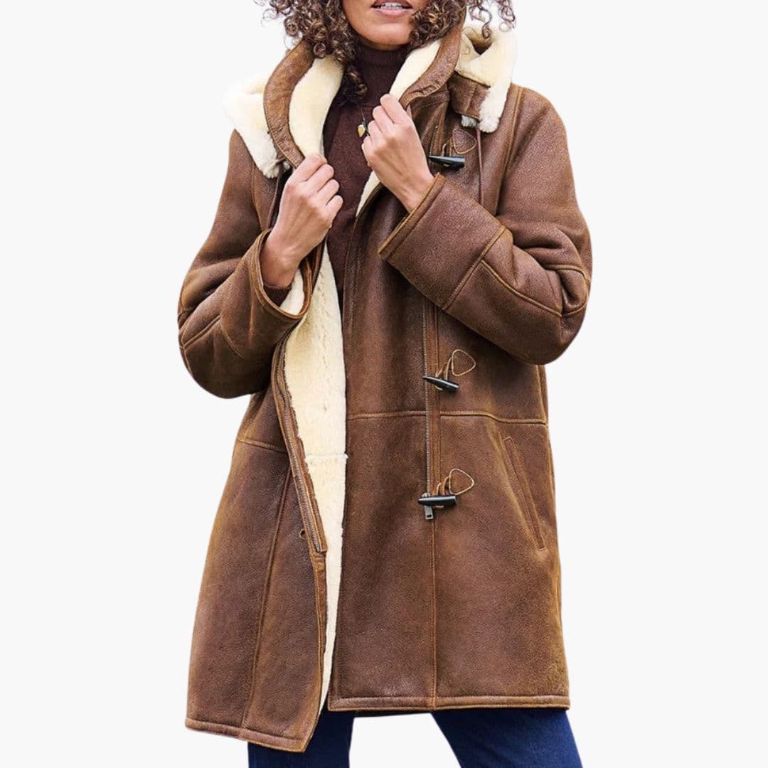 Warm Waterproof Parka for Women with Hood