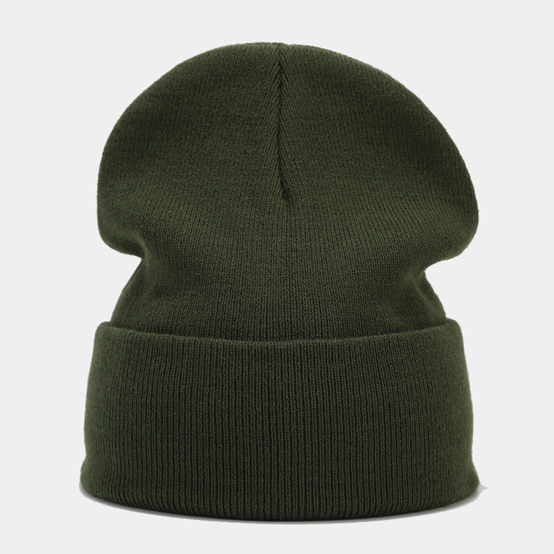 High-Quality Knit Beanie for Men and Women - Stylish Outdoor Cold Hat for Fall/Winter, Solid Color, Trendy Warmth, Light Layers Hat