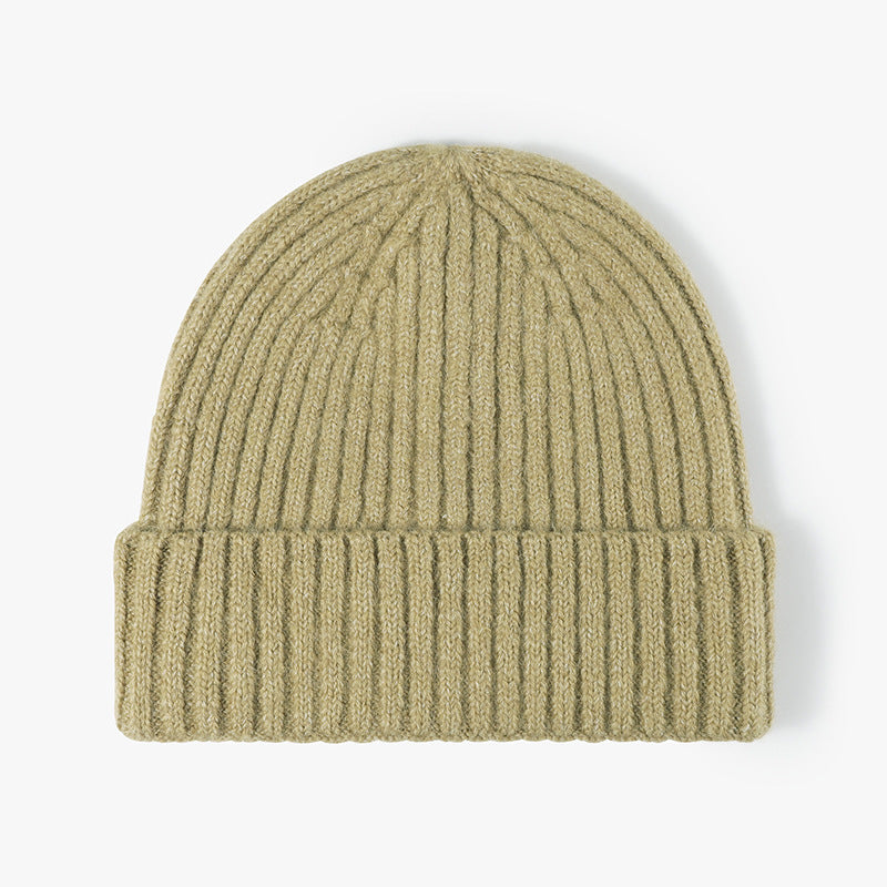 Versatile Unisex Winter Hat: Warm Wool, Brimless, Thick Knit, Perfect for Autumn and Winter