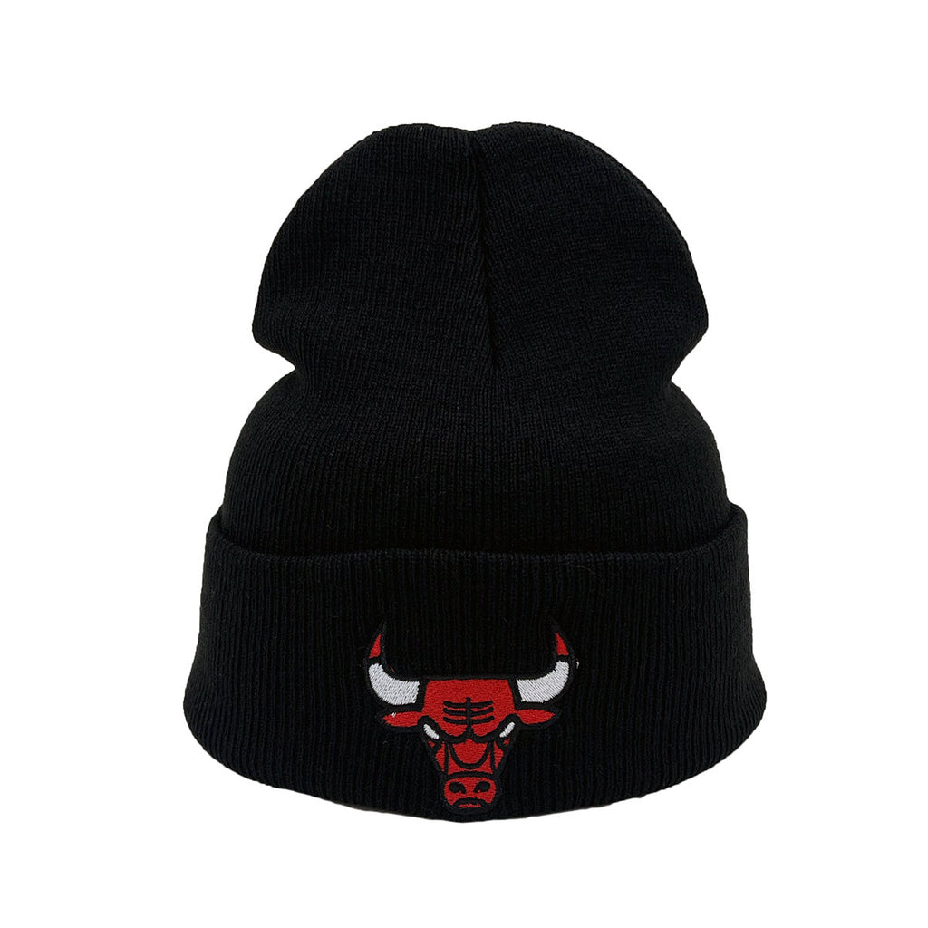 Winter Coldproof Ear Protection Warm Hat Embroidered Bull Knit Hat For Outdoor Cycling Skiing