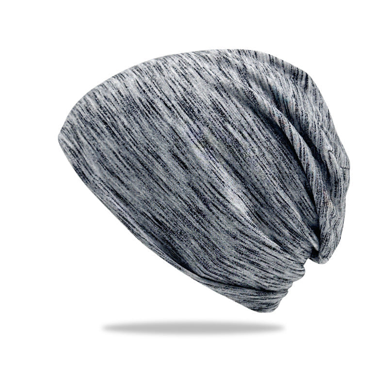 Satin Slouchy Beanie - Unisex Turban Style Winter Cap - Cotton Acrylic Blend Hair Protection Windproof