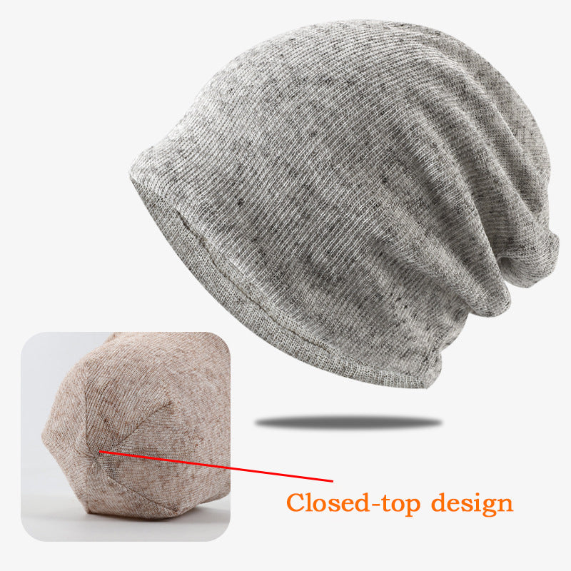 Pandaize Summer Breathable Hollow-out Slouchy Beanie | 2-in-1 Beanie & Neck Warmer