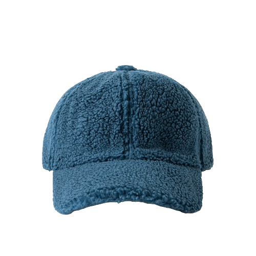 Lambswool Hat: Fashionable All-Match Plush Duckbill Cap for Autumn/Winter - Thickened for Warmth, Baseball Style