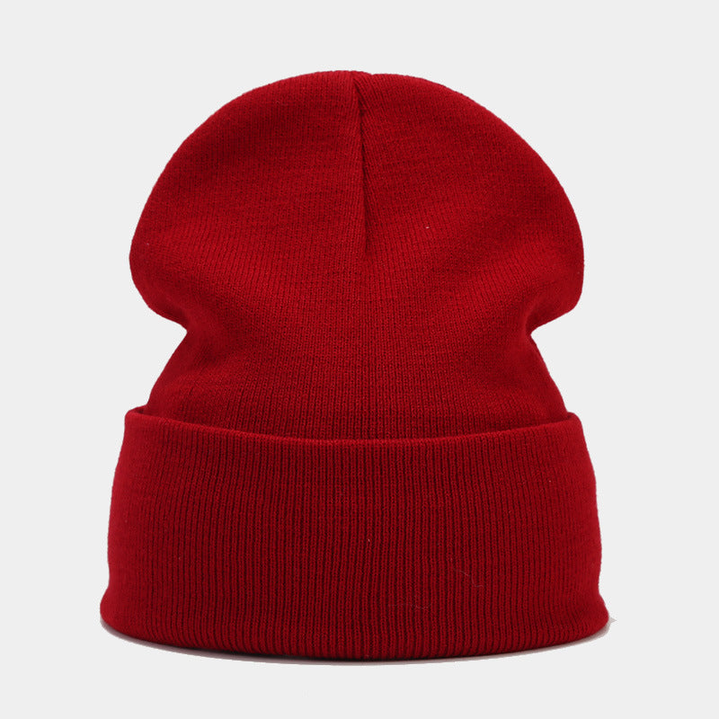 High-Quality Knit Beanie for Men and Women - Stylish Outdoor Cold Hat for Fall/Winter, Solid Color, Trendy Warmth, Light Layers Hat