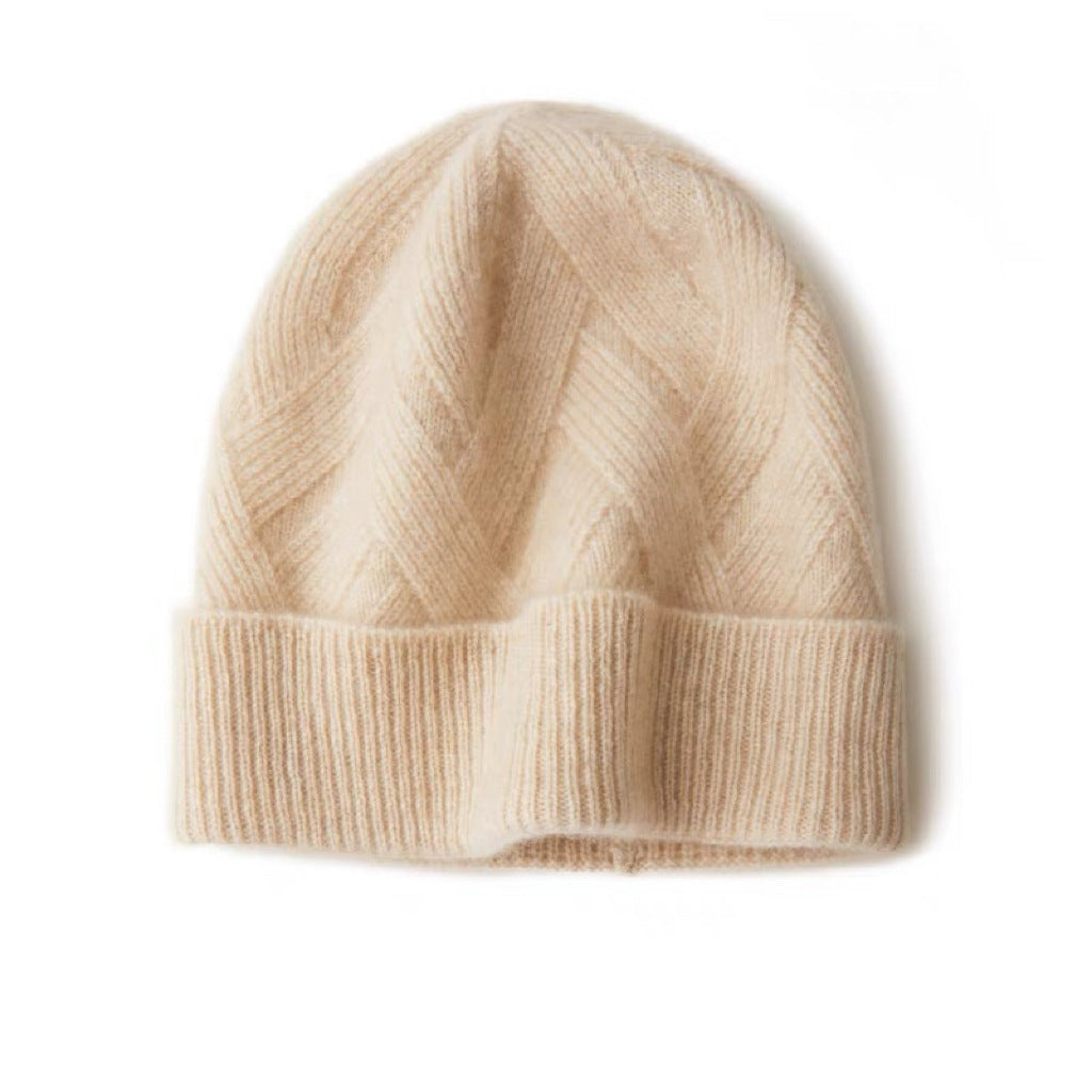 Pandaize Cashmere Winter Hat - Stylish, High-End, Soft Knit for Cold Weather