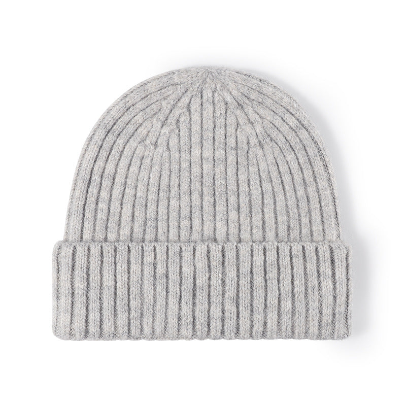 Versatile Unisex Winter Hat: Warm Wool, Brimless, Thick Knit, Perfect for Autumn and Winter