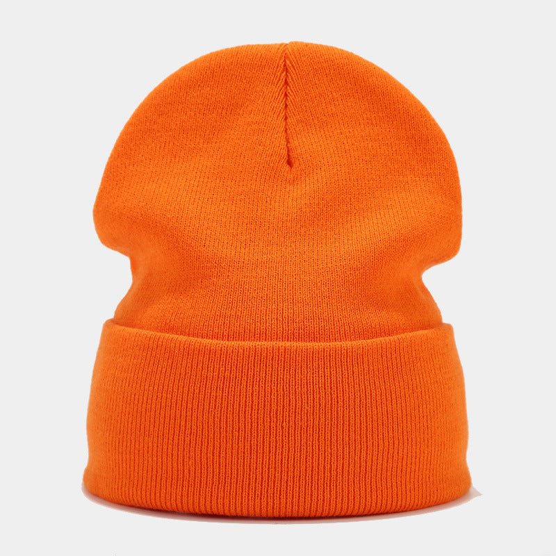 High-Quality Knit Beanie for Men and Women - Stylish Outdoor Cold Hat for Fall/Winter, Solid Color, Trendy Warmth, Light Layers Hat