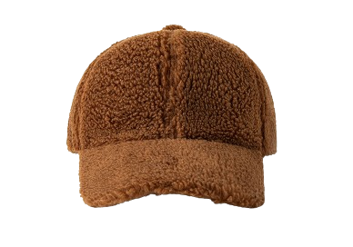 Lambswool Hat: Fashionable All-Match Plush Duckbill Cap for Autumn/Winter - Thickened for Warmth, Baseball Style