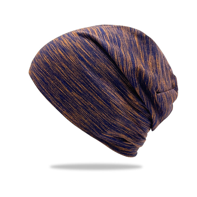 Satin Slouchy Beanie - Unisex Turban Style Winter Cap - Cotton Acrylic Blend Hair Protection Windproof