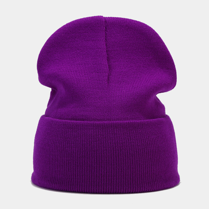 High-Quality Knit Beanie for Men and Women - Stylish Outdoor Cold Hat for Fall/Winter, Solid Color, Trendy Warmth, Light Layers Hat