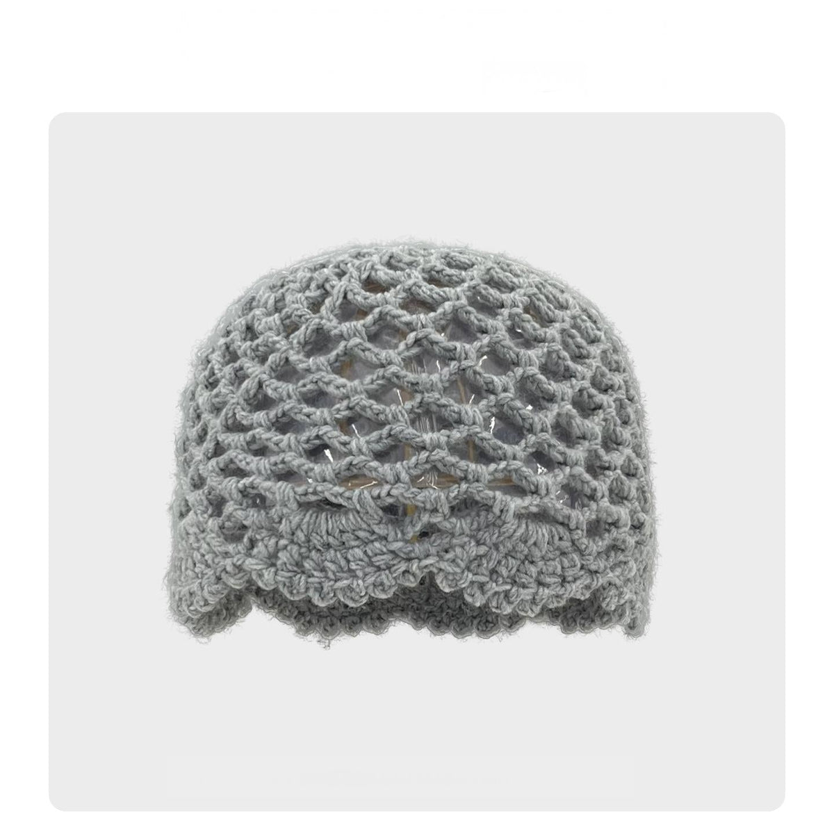 Vintage Openwork Knit Beanie - Tie-Dye, Slouchy Fit, Warm for Outdoor Commute & Gatherings