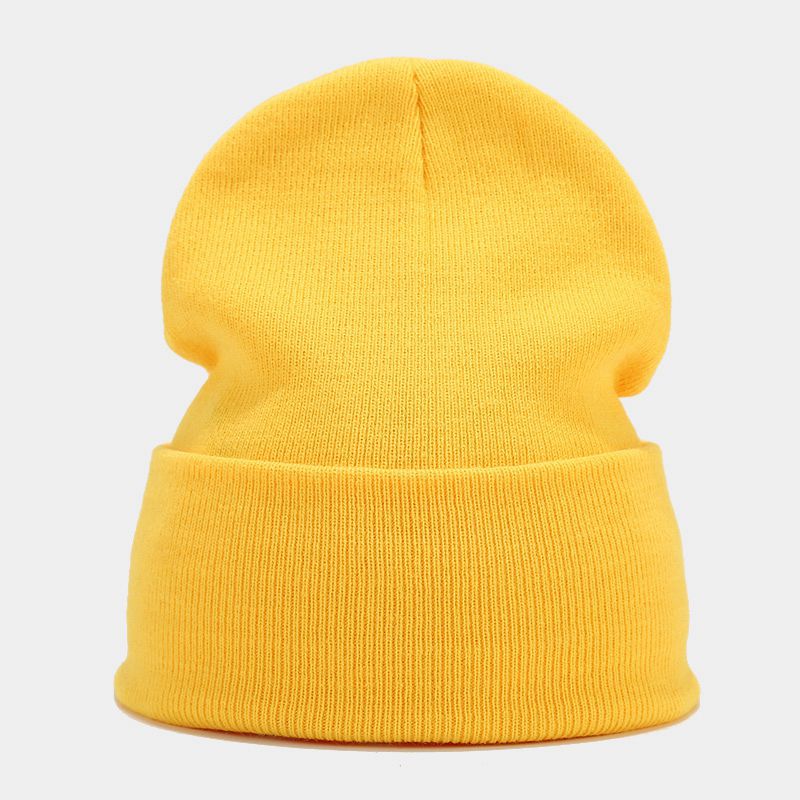 High-Quality Knit Beanie for Men and Women - Stylish Outdoor Cold Hat for Fall/Winter, Solid Color, Trendy Warmth, Light Layers Hat
