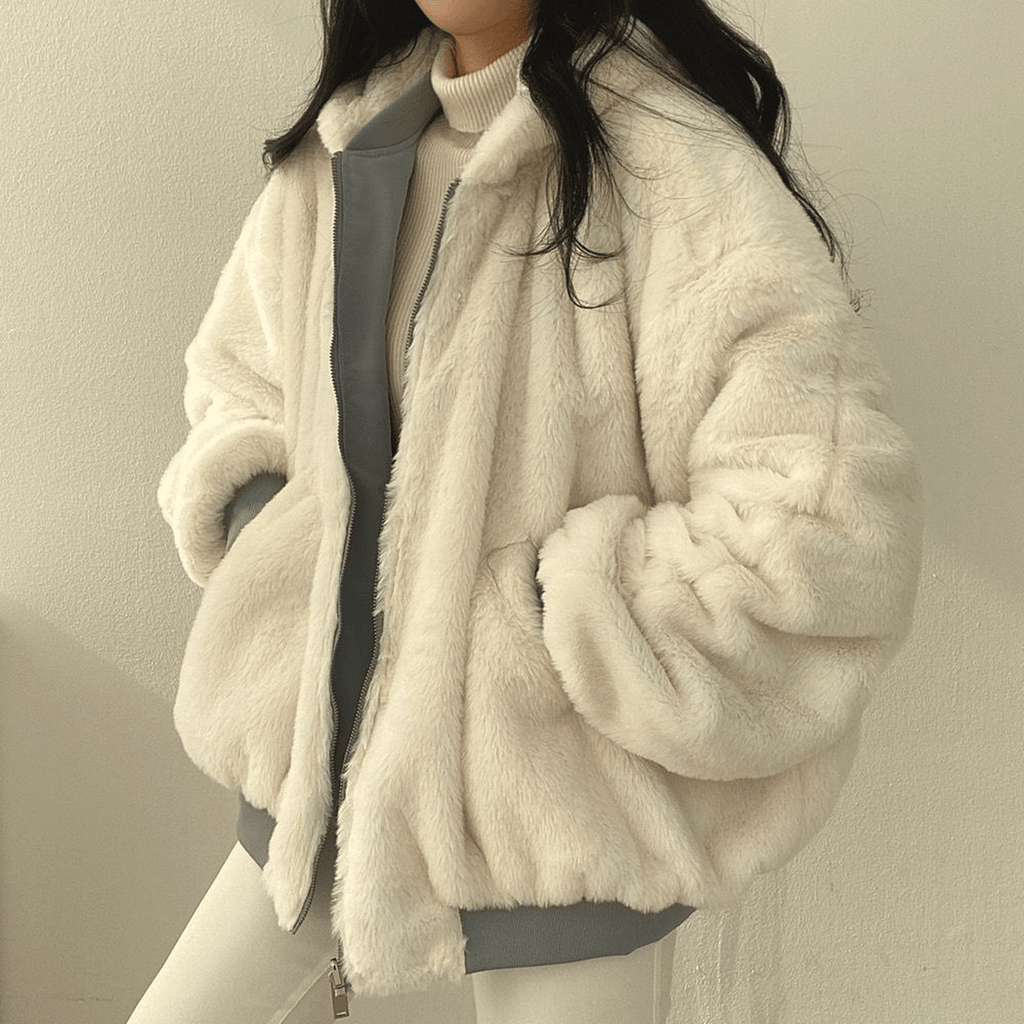 Warm Women's Reversible Hooded Parka Coat