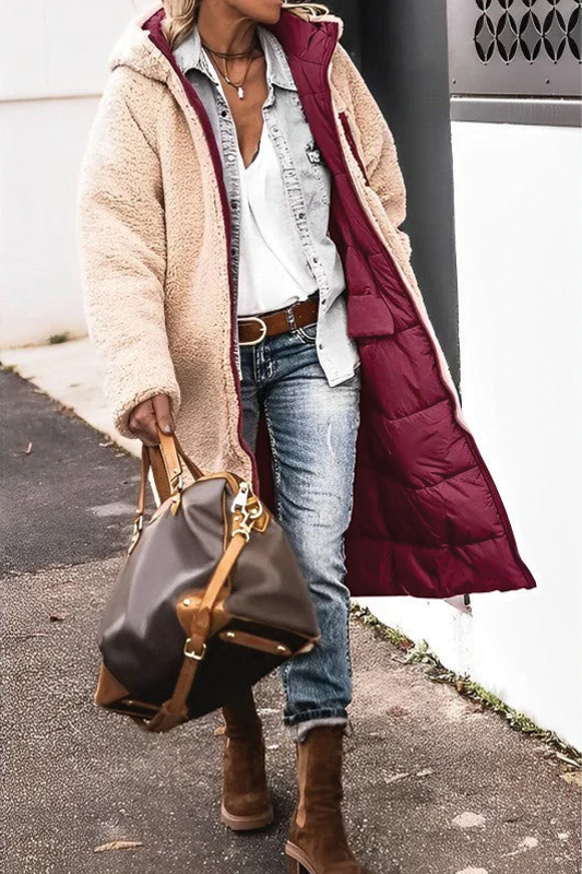 Warm Reversible Padded Winter Coat