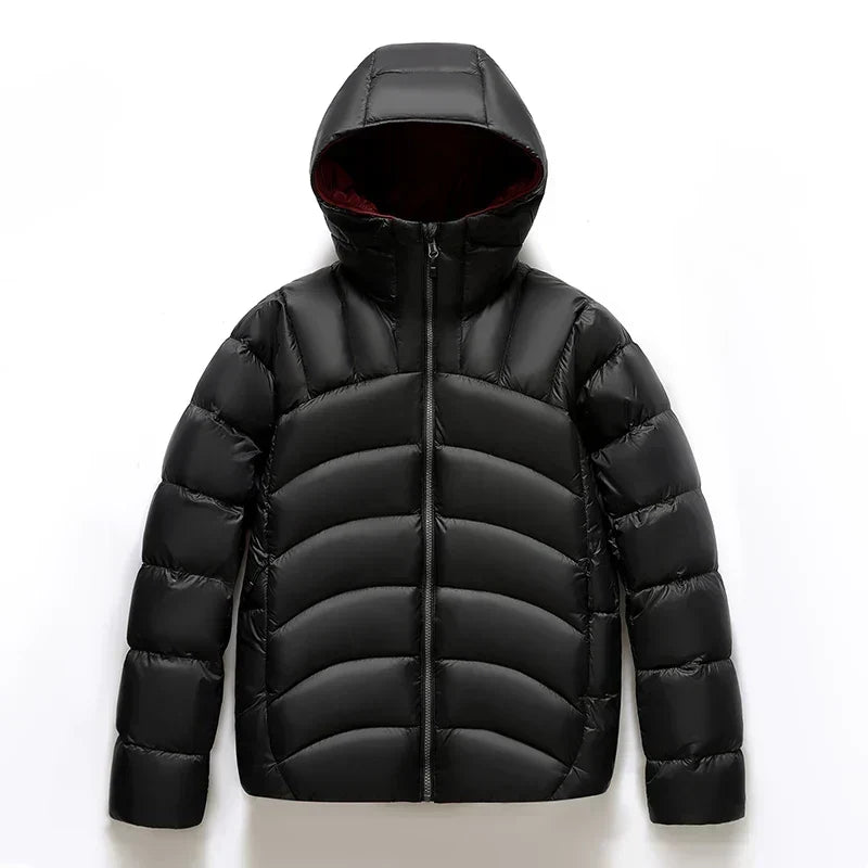 Warm Hooded Puffer Down Jacket