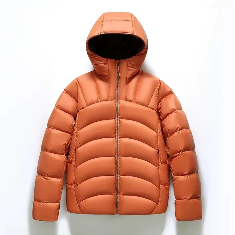 Warm Hooded Puffer Down Jacket