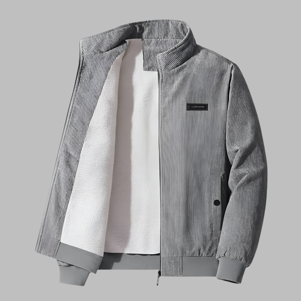 Rugged Mens Quilted Winter Coat