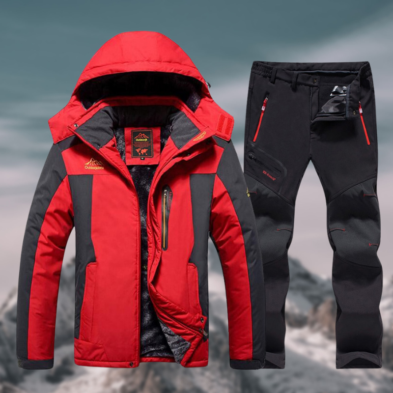 Warm Waterproof Ski Jacket Set