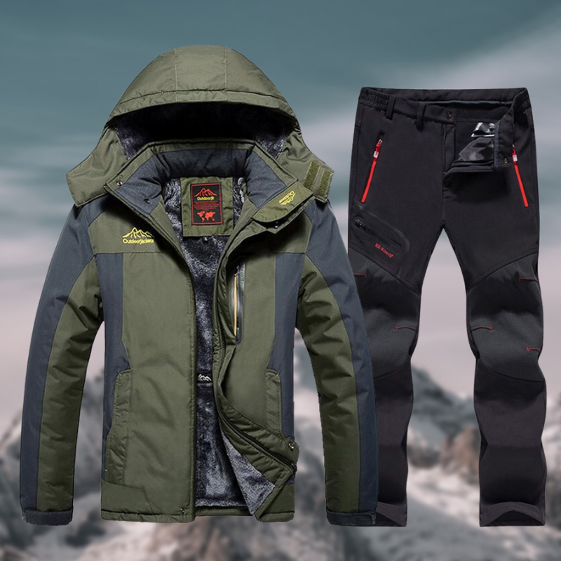 Warm Waterproof Ski Jacket Set