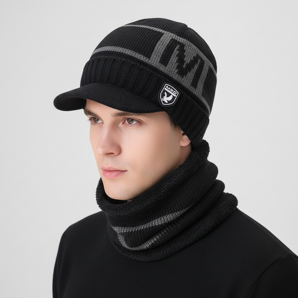 Thermal Face Mask with Built-in Visor