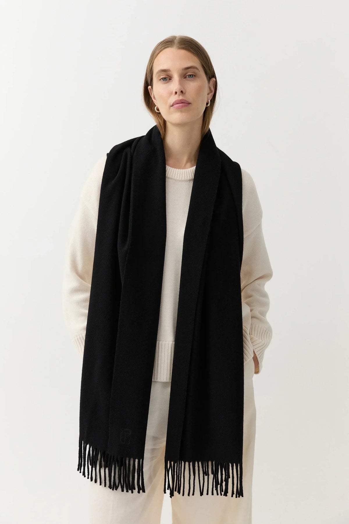 Woven Scarf Black
