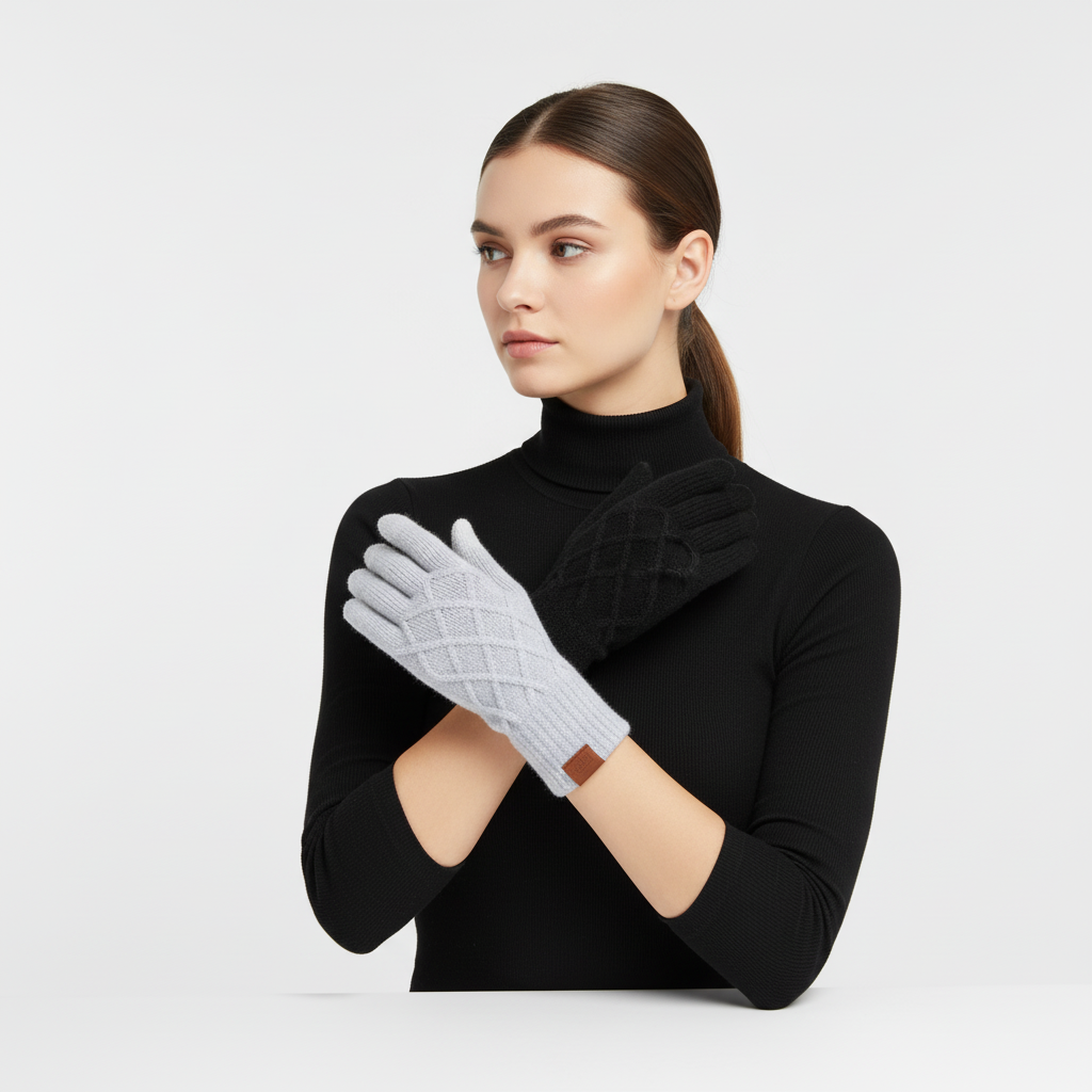 Warm Fleece Lined Winter Gloves