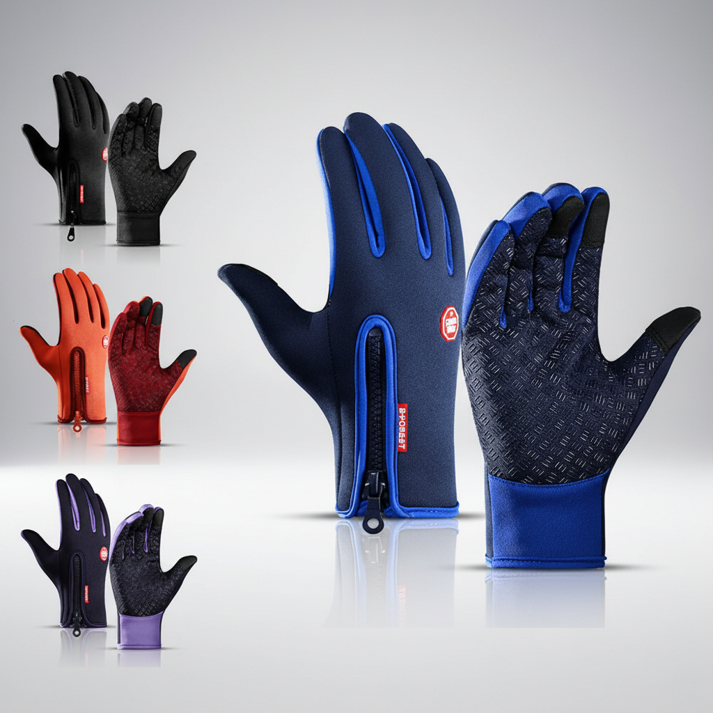 Warm Grip Touchscreen Gloves