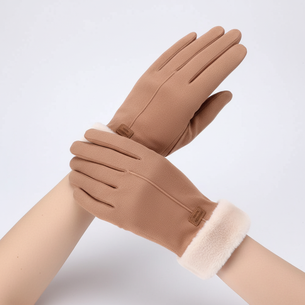 Warm Waterproof Smartphone Gloves - SuedeLux