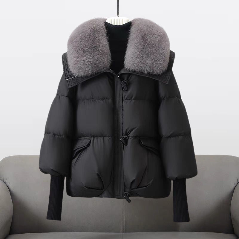 Cozy Faux Fur Hooded Winter Jacket for Women