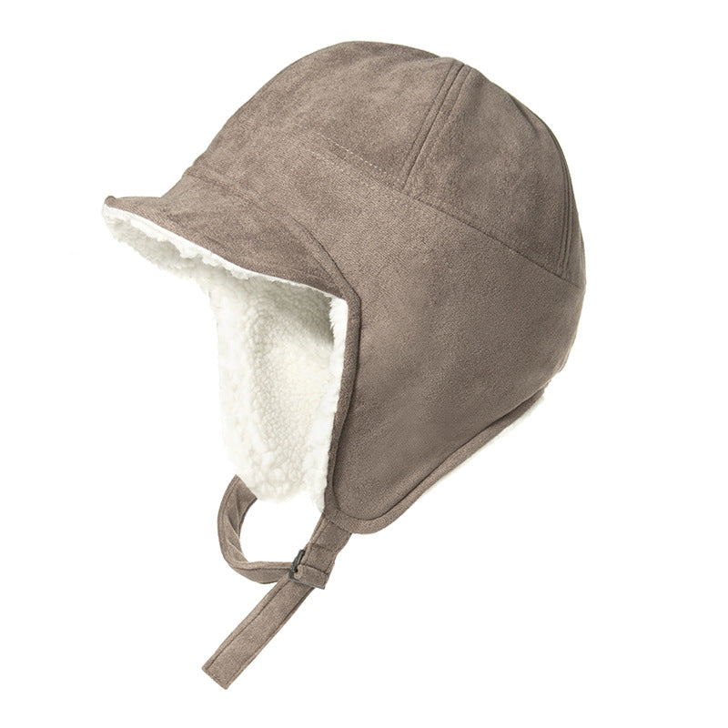 Warm Fleece Cycling Hat: Windproof, Double-Layered Ear Protection