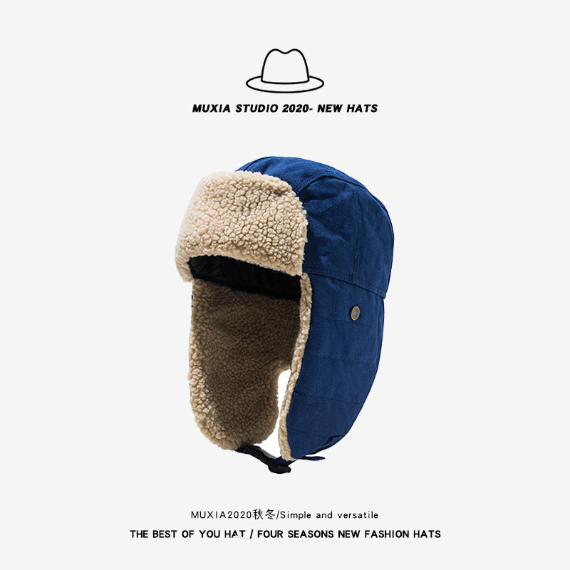 Warm Lei Feng Hat: Korean Style for Winter Riding
