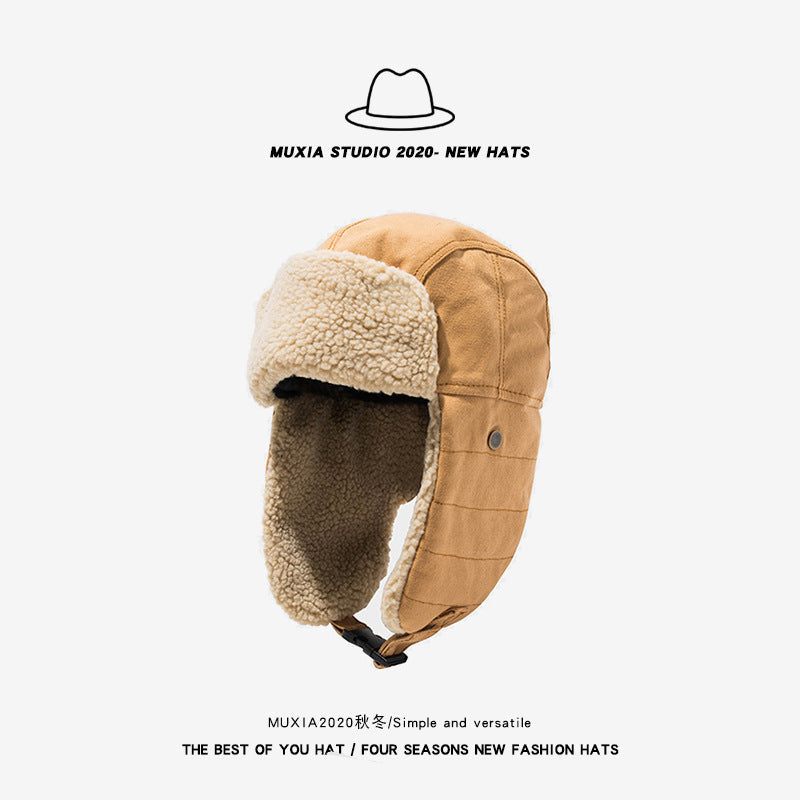 Warm Lei Feng Hat: Korean Style for Winter Riding