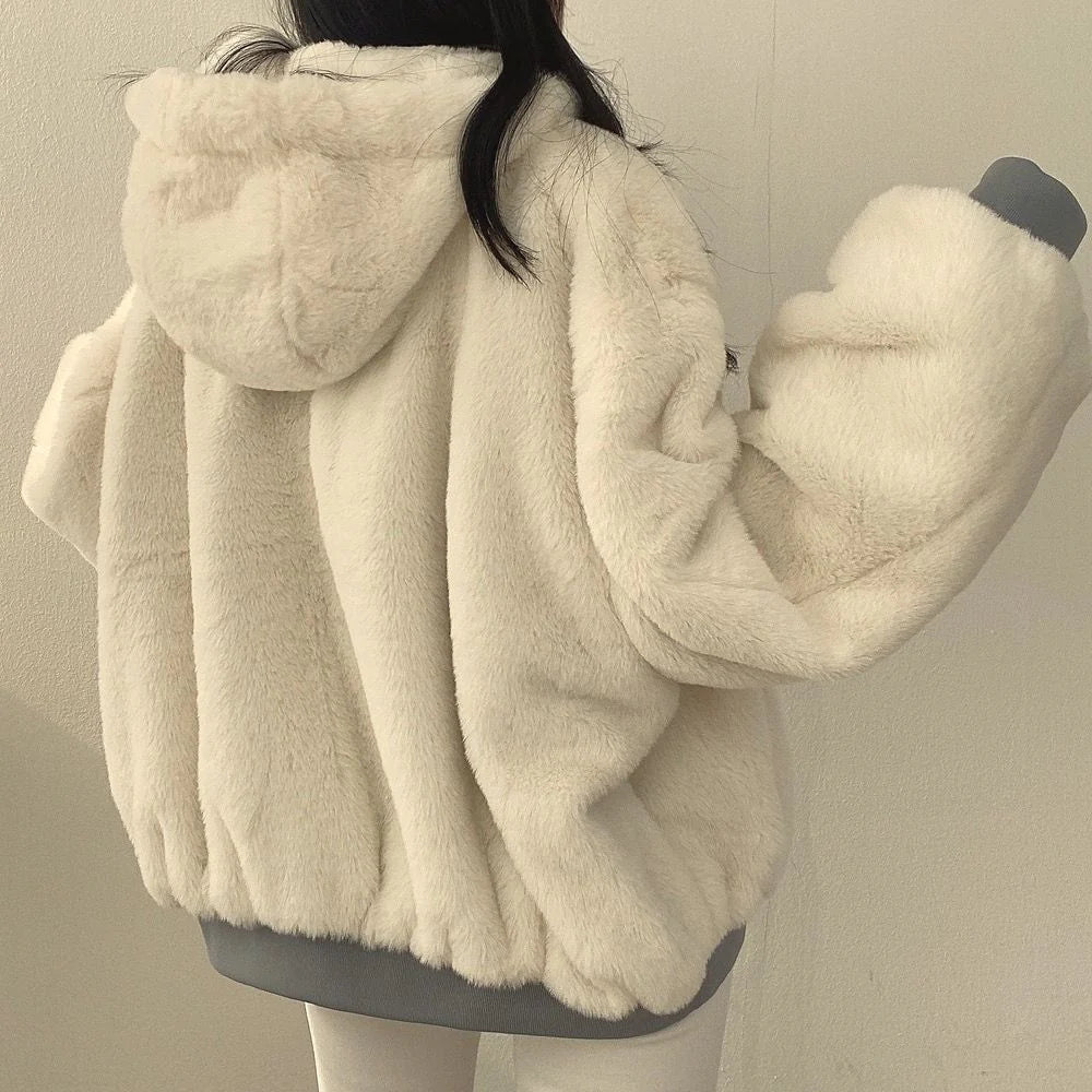 Waterproof Ladies Parka Coat with Hood for Cold Winter Days