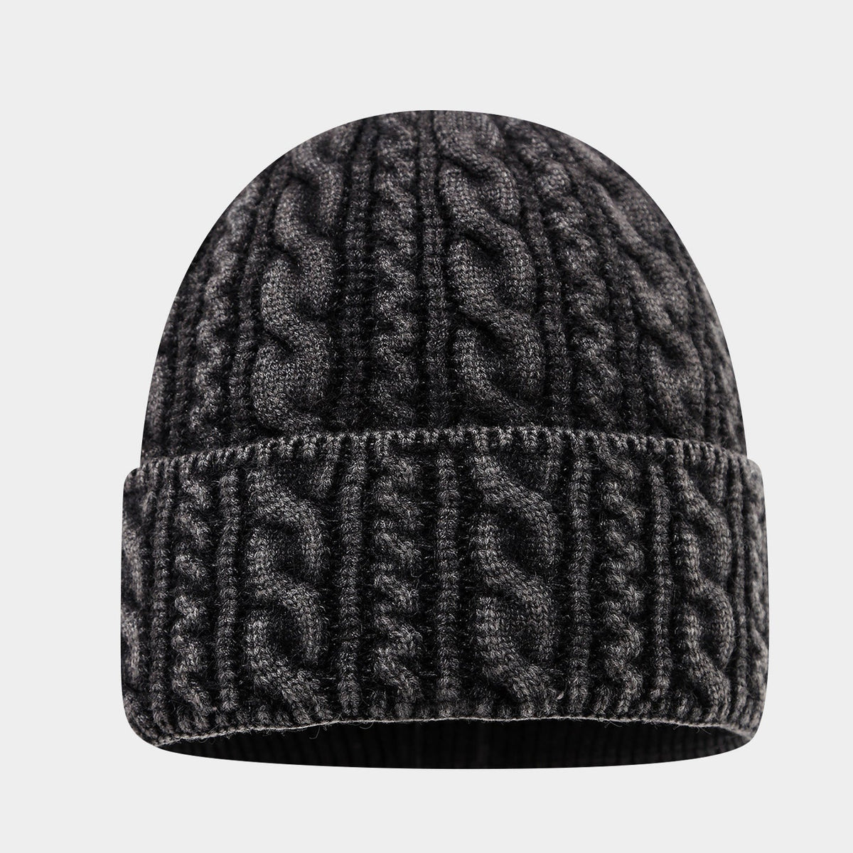 Warm Twist Knit Beanie - Cozy Unisex Winter Hat