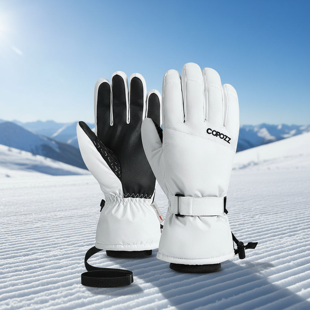 Warm Insulated Snow Gloves for Men Women