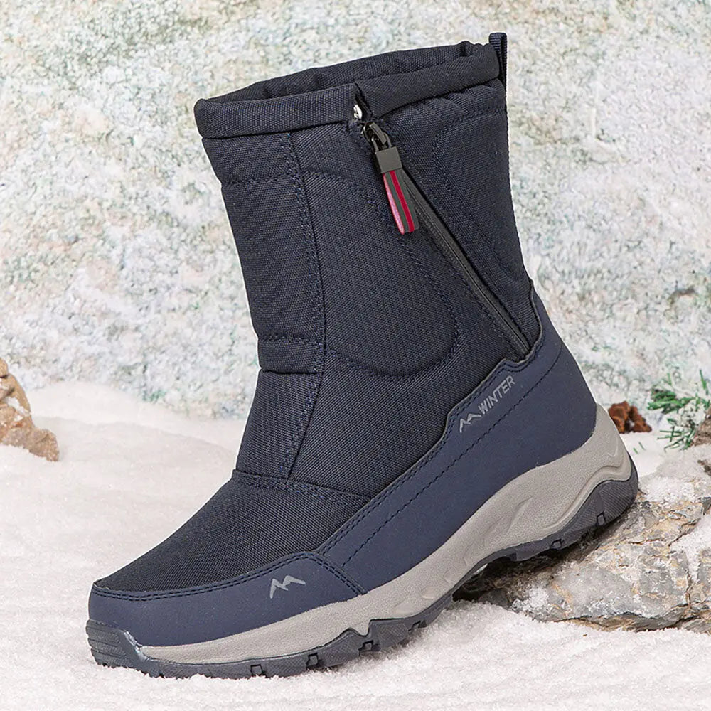 Insulated Warm Women's Snow Boots - Waterproof & Grip Soles