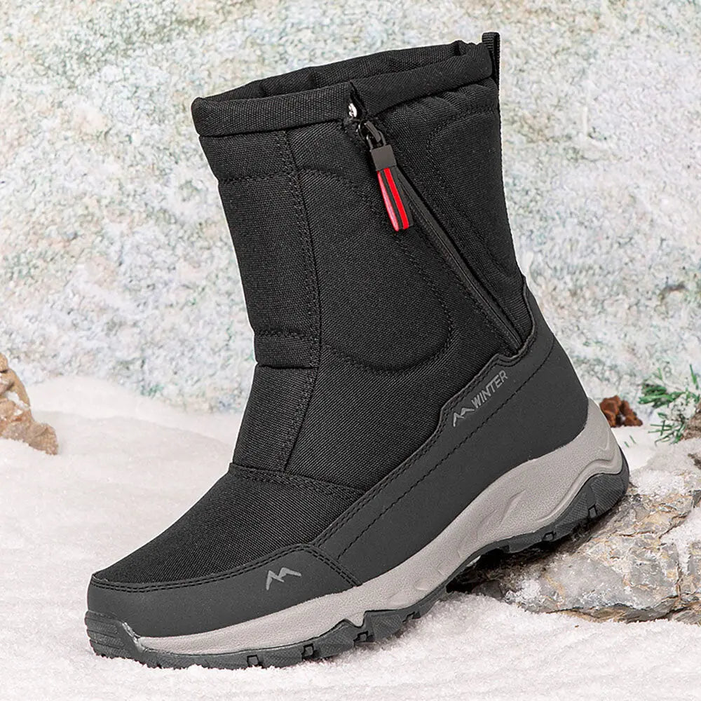 Insulated Warm Women's Snow Boots - Waterproof & Grip Soles