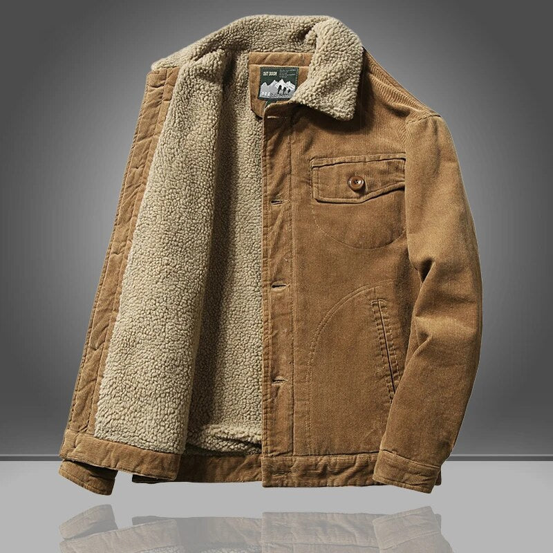 Comfy Casual Winter Coat | Button Down Jacket