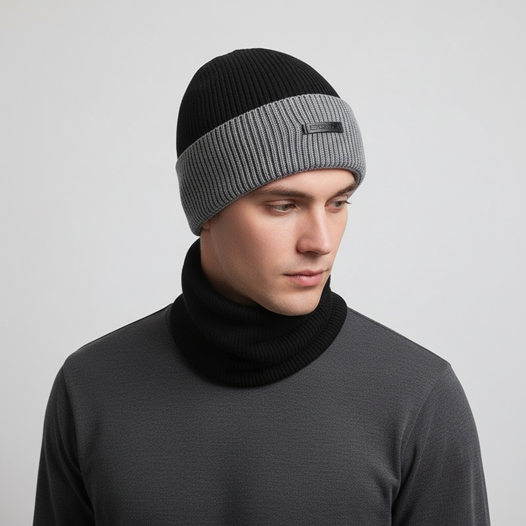 Cozy Hat and Scarf Set - Winter Accessory