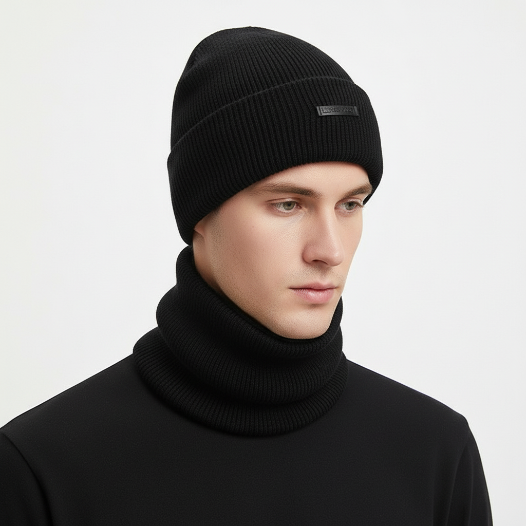 Cozy Hat and Scarf Set - Winter Accessory