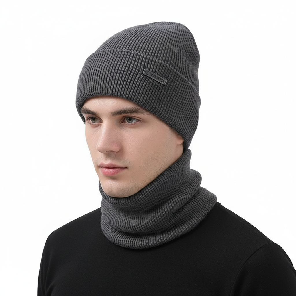 Cozy Hat and Scarf Set - Winter Accessory