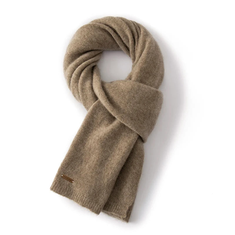 Soft Rectangular Winter Scarf | Classic Long Wool Scarf