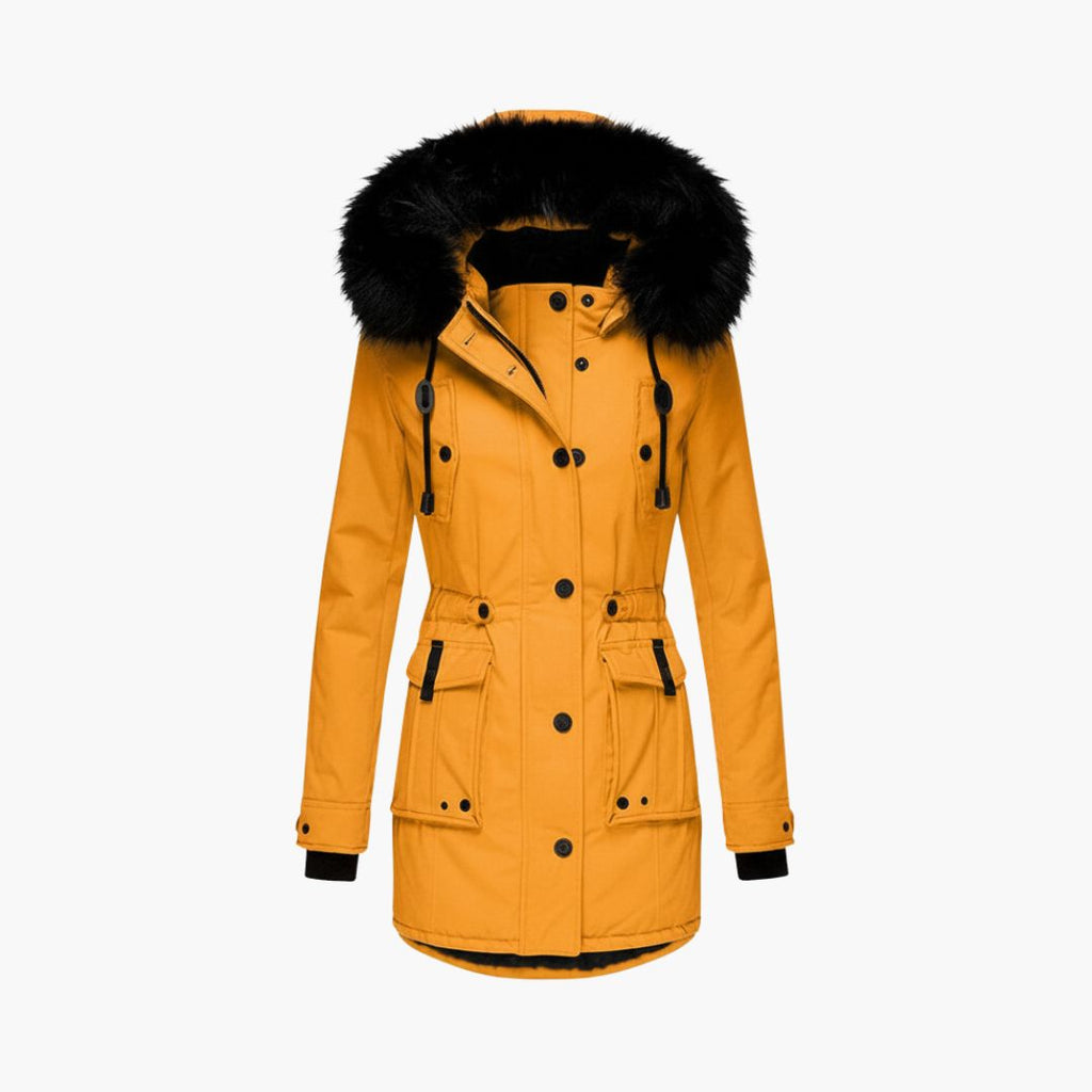 Waterproof Hooded Women's Winter Coat with Pockets