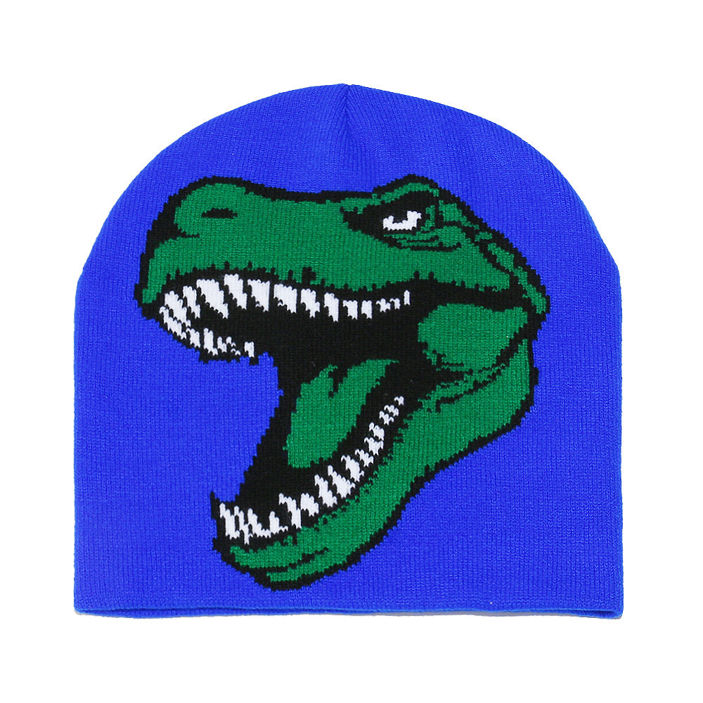Cute Dinosaur Knit Beanie - Cozy Winter Hat