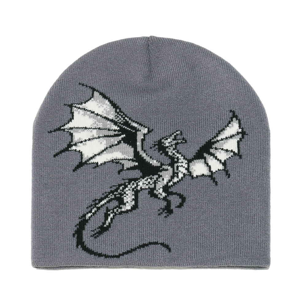 Cute Dinosaur Knit Hat - Cozy Winter Beanie
