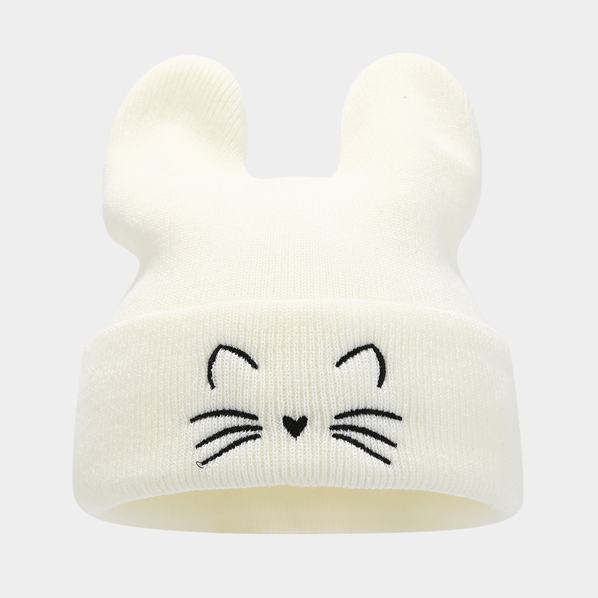 Cute Cat Ear Knit Beanie - College Style