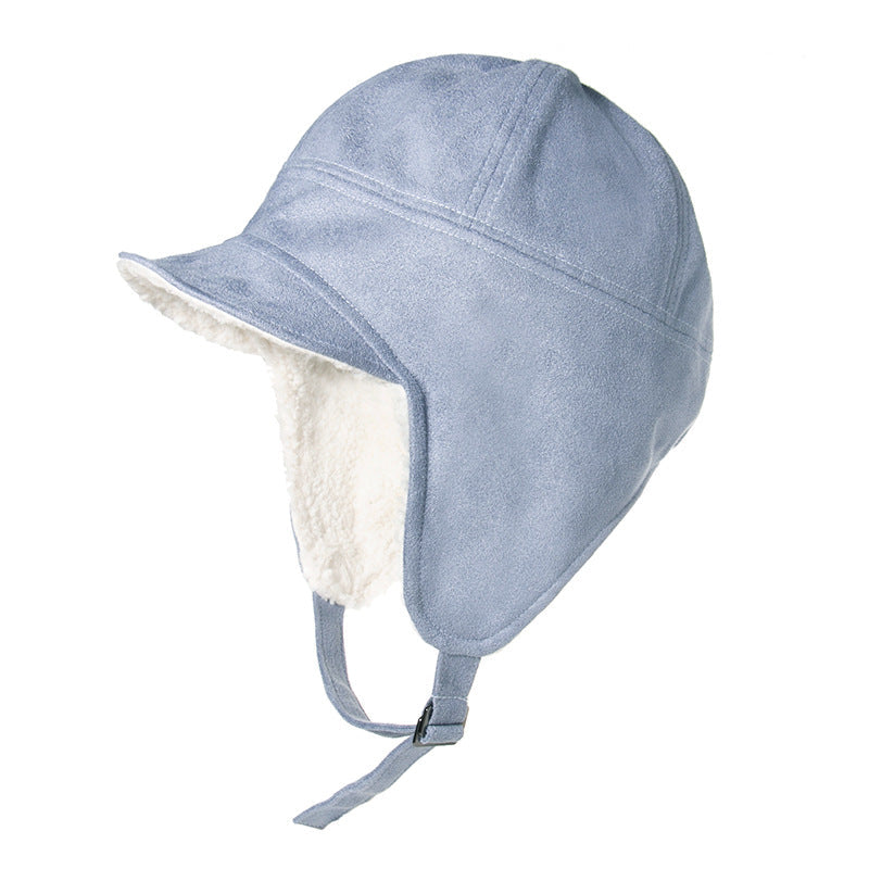 Warm Fleece Cycling Hat: Windproof, Double-Layered Ear Protection