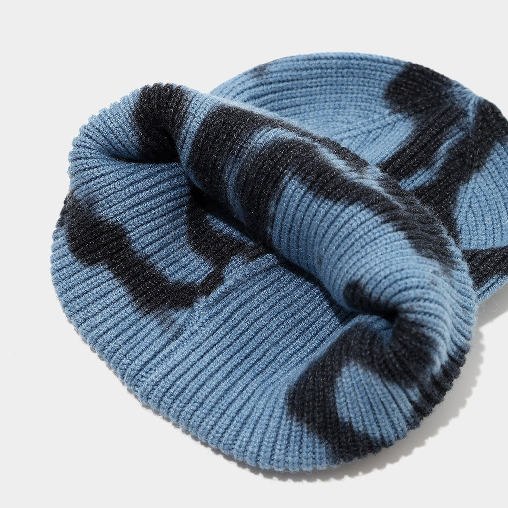 Tie-Dye Knit Beanie: Boho Winter Hat for Cozy Style