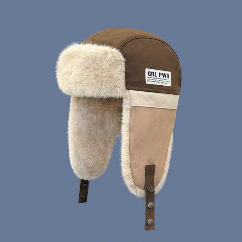 Warm Plush Lei Feng Hat - Korean Style Winter Ski Hat