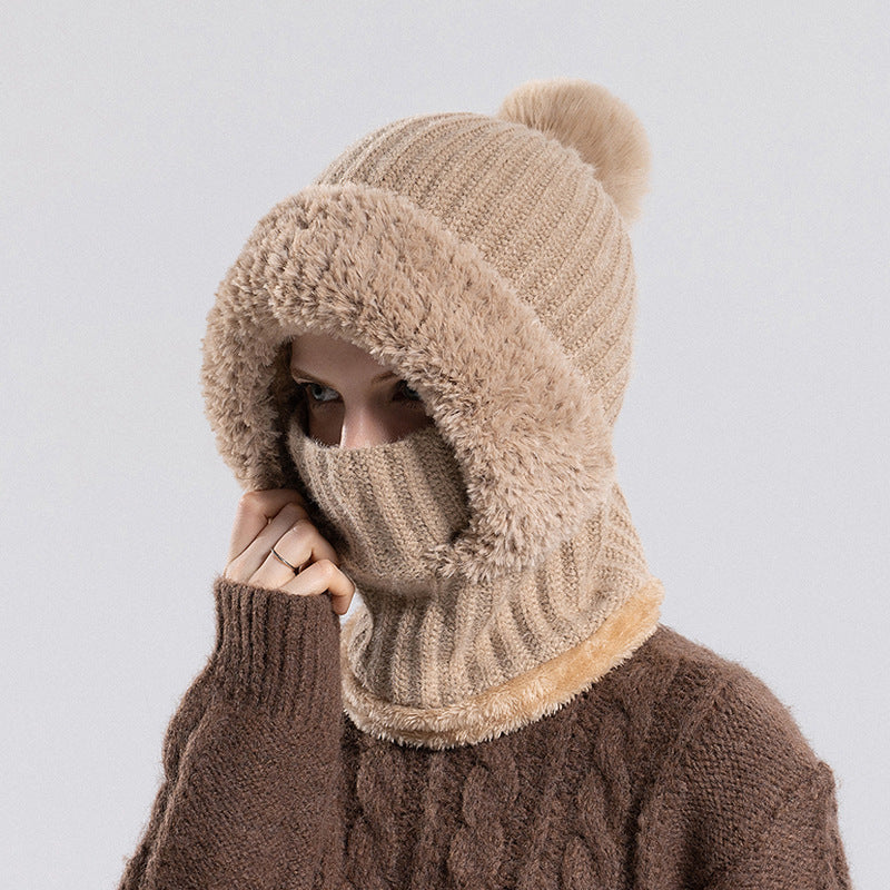 Pandaize 3-in-1 Winter Hat Scarf Mask Set - Fleece Lined